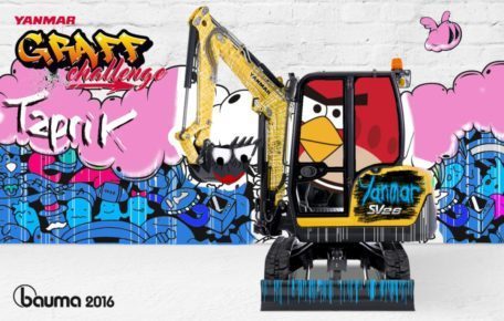 Le graffiti avec Picturae au salon Bauma 2016