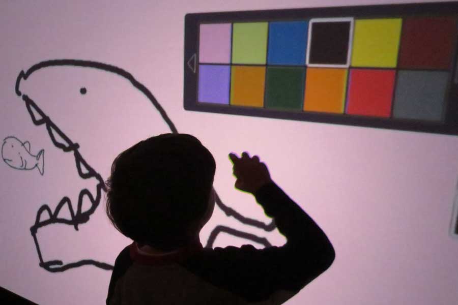 Graffiti digital - écran numérique - animation digitale pour événement jeune public