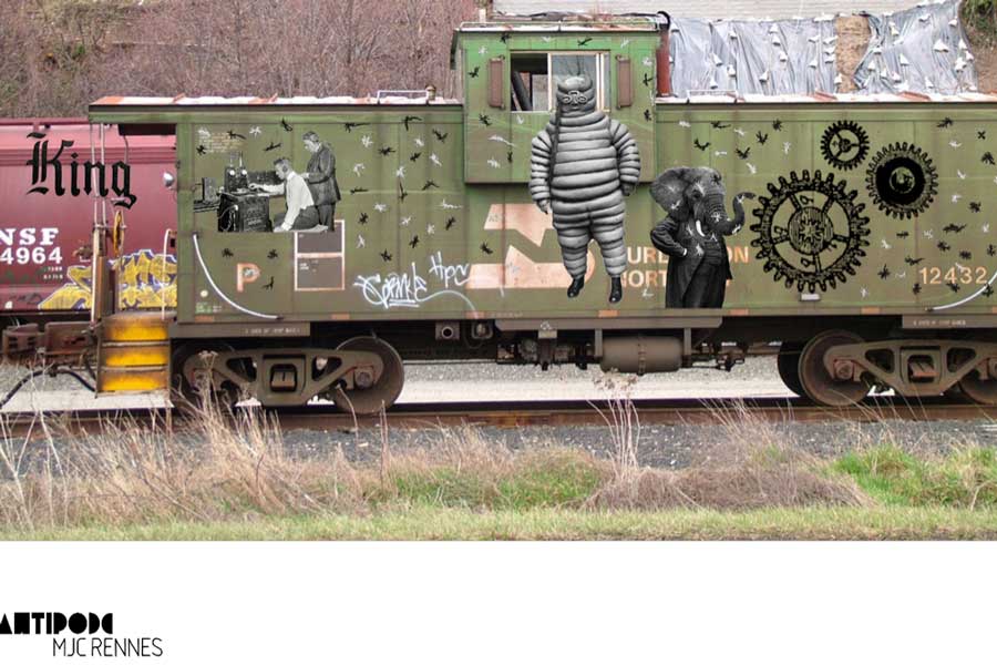 Graffiti numérique - animation digital pour événement - print écran numérique