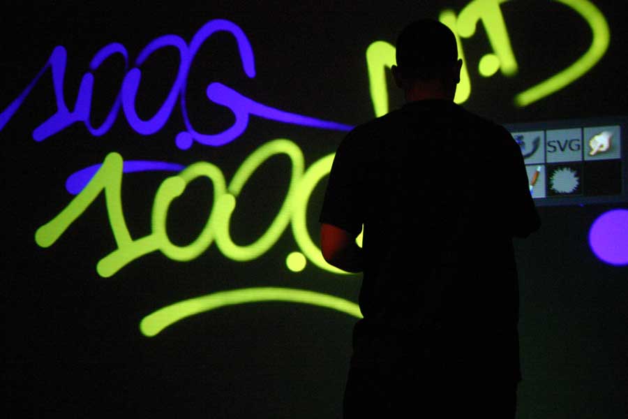 Graffiti numérique - animation digitale pour événement