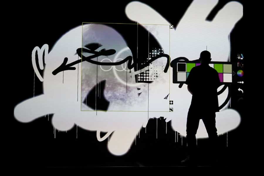 Graffiti numérique - animation digitale pour événement