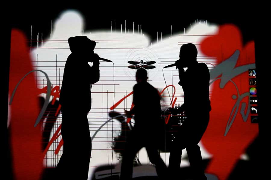 Graffiti numérique - animation digitale pour événement culturel