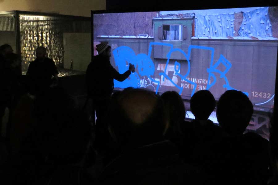 Graffiti numérique - animation digitale pour événement - digital street art