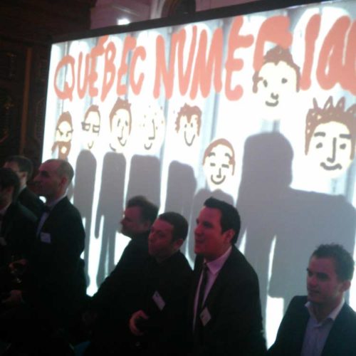 Soirée évènementielle - Réseau professionnelle - Graffiti digital - Animation entreprise - Haute Bretagne Évènement